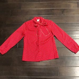 Vintage women’s tie neck blouse